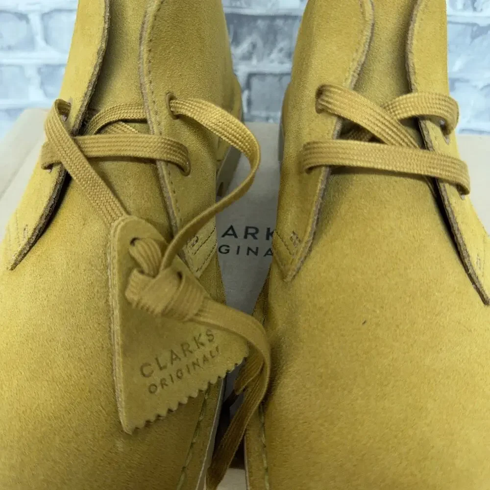Clarks Desert Rock Oakmoss Suede Boots 62703 Mens Size 8 M New Rare